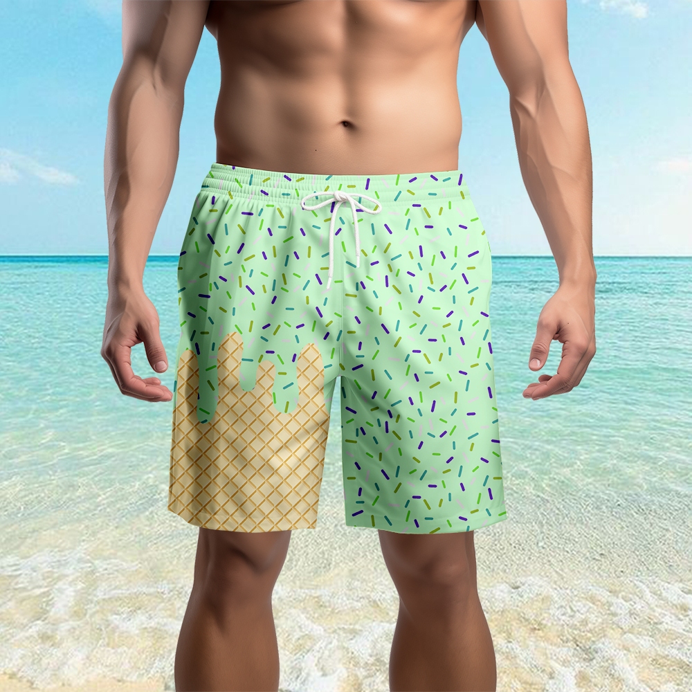 Boy's Beach Colorful Swim Trunks Shipped From China By Air