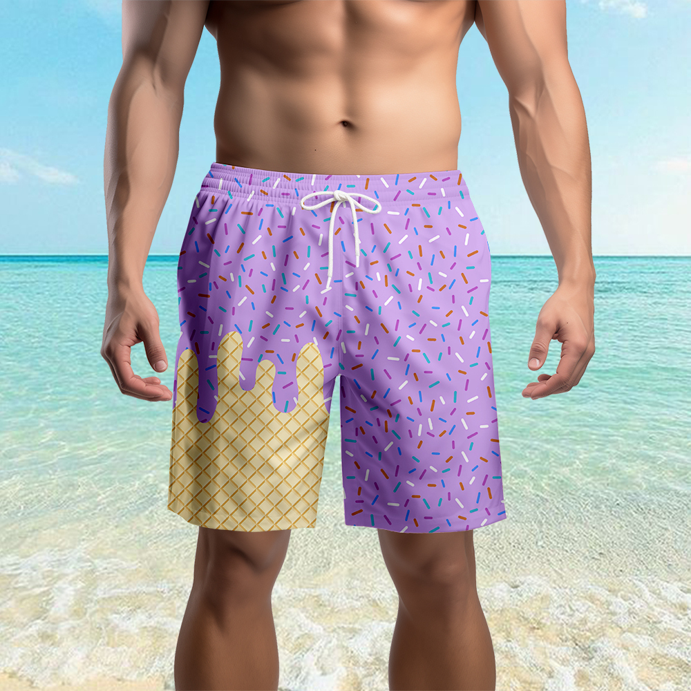 Boy's Beach Colorful Swim Trunks Shipped From China By Air