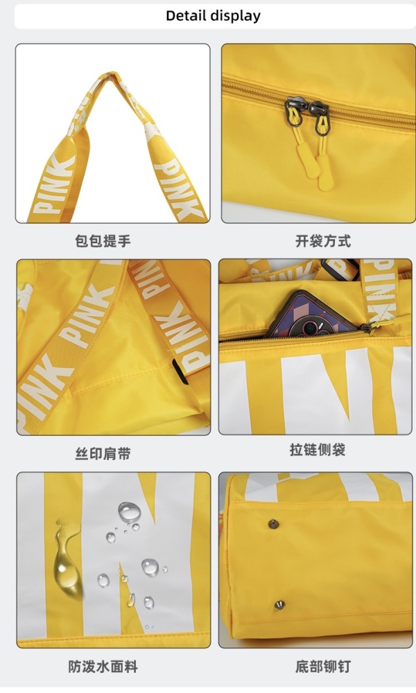 Different Colors Pink Handle Bags Shipped From China By Sea