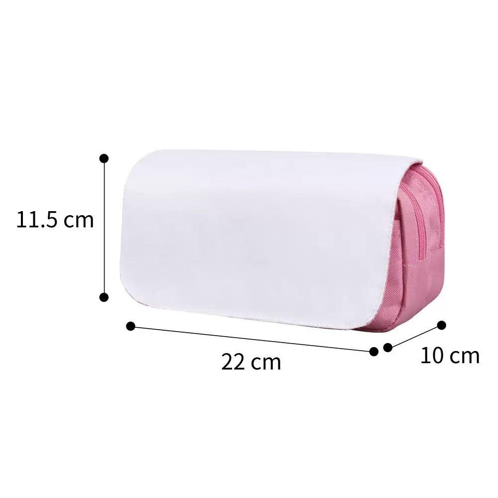 Blank Sublimation Double Layer Cosmetic Bag Shipped From China By Sea
