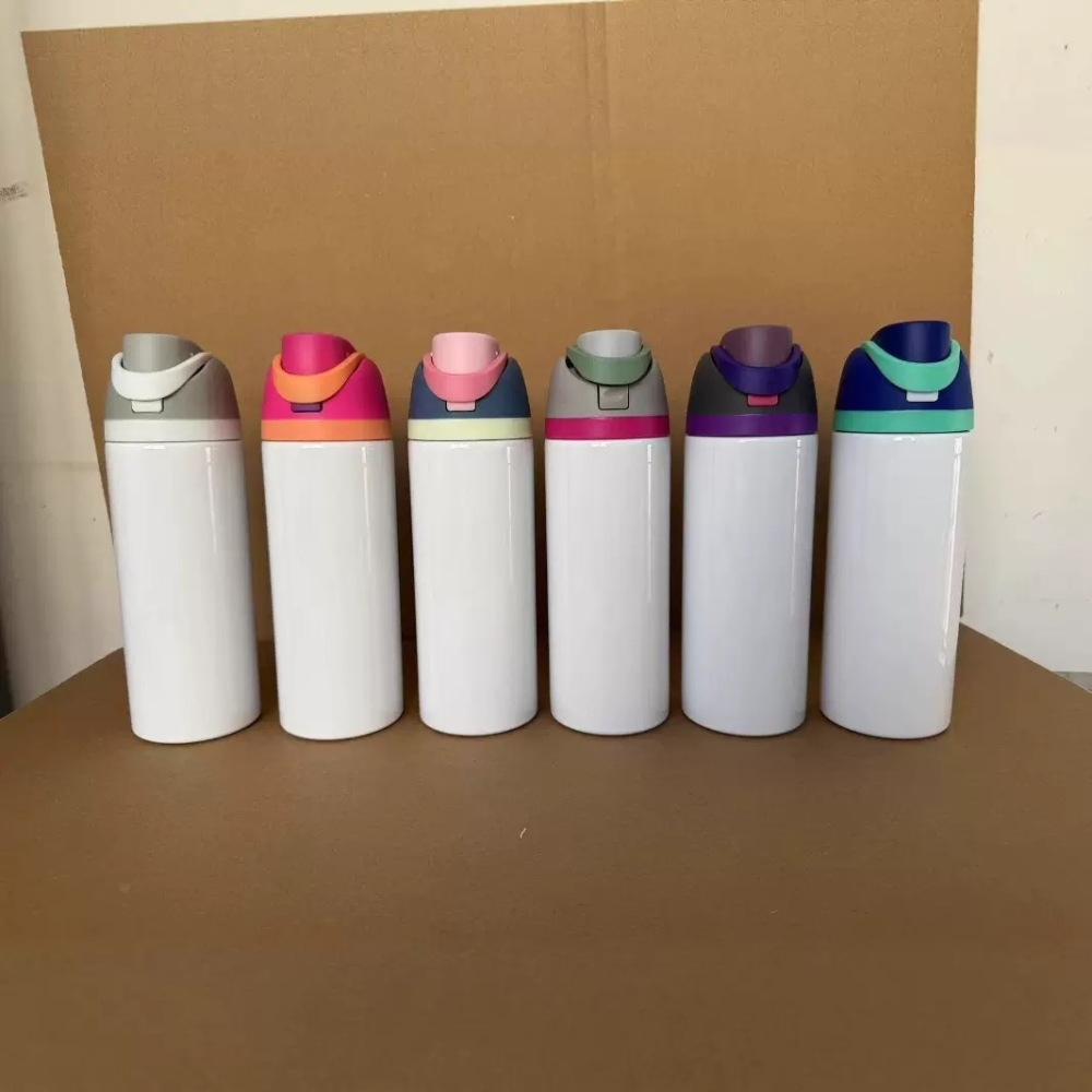 16/24OZ Sublimation Kid Tumbler With Handle And Flip Top Lids Shipped From China