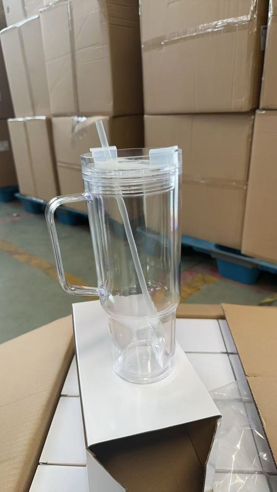 40OZ Plastic Snow Globe Double Wall Cups