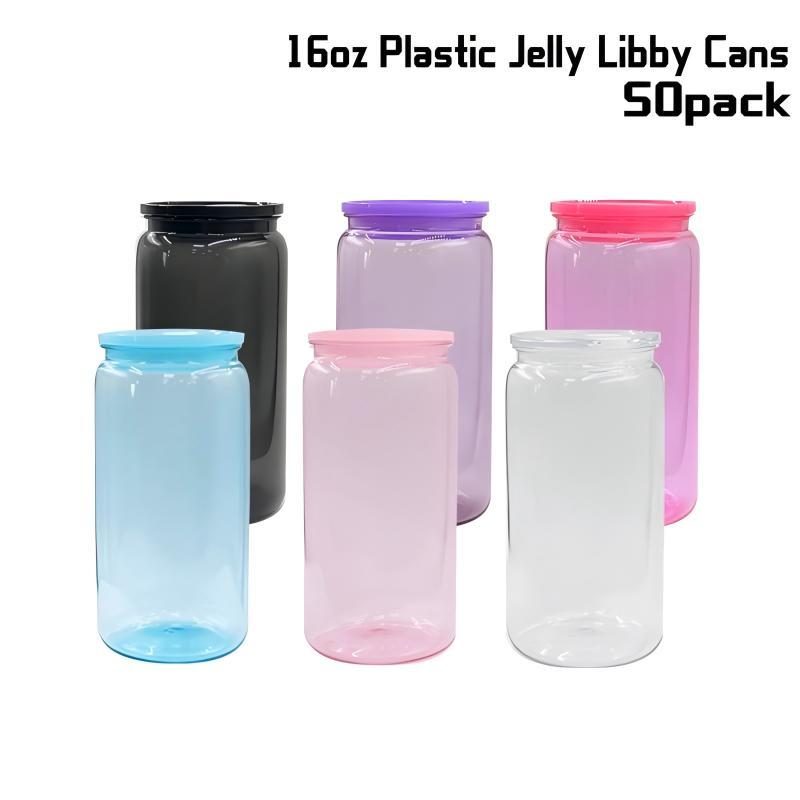 16OZ Plastic Jelly Colored Single Wall Cup
