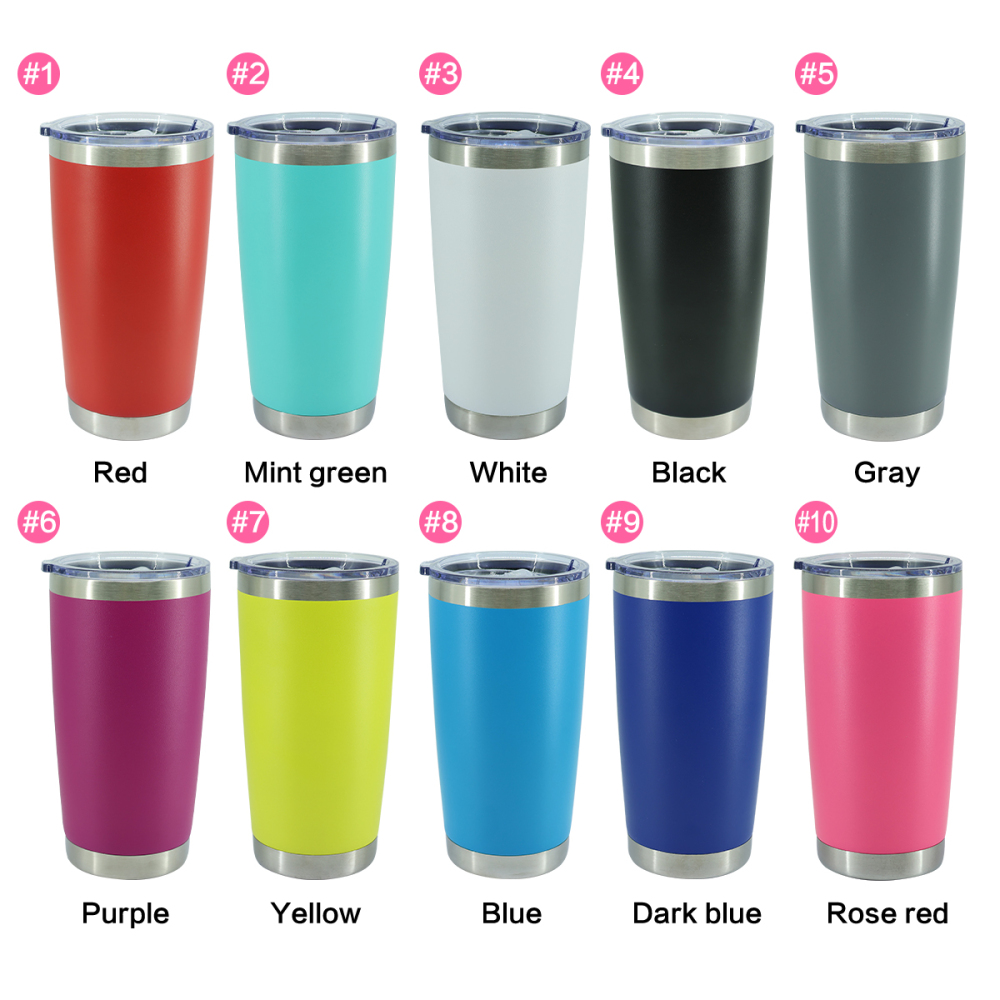 60pcs 40OZ mugs and 50pcs 20OZ tumblers Shipped from China by sea