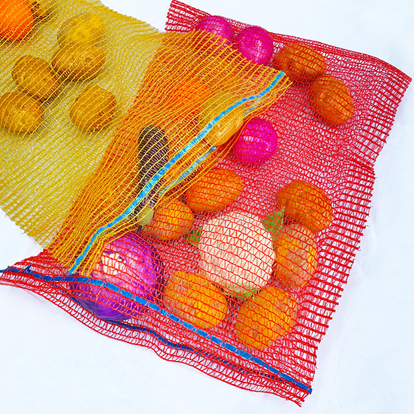 Customizable 10lb 50lb Onion Potato Raschel Mesh Bag