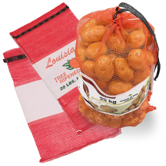 Custom Leno Mesh Bag For Packaging 25kg Oniones