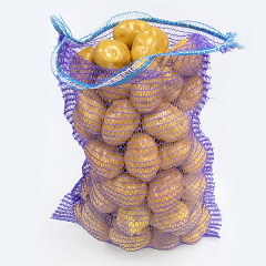 5-30kg Violet Custom Potato Raschel mesh bag