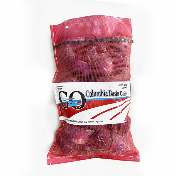 25KG 50lb Onion Leno Mesh Bag With LOGO