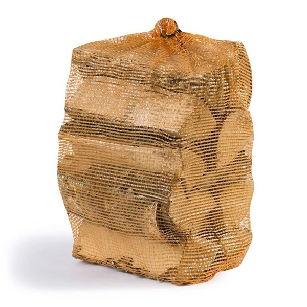 20-80L wholesale Custom Tubular Firewood Mesh Bag