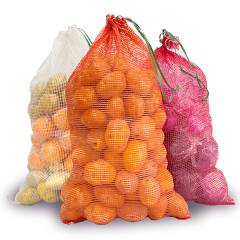 Wholesale manufacturers 25kg 50*80cm Custom PP Tubular Potato Mesh Bags for Sales