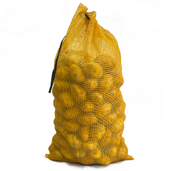 Wholesale manufacturers 25kg 50*80cm Custom PP Tubular Potato Mesh Bags for Sales
