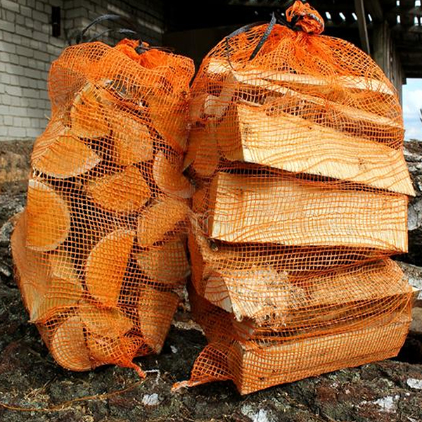 Custom UV Tubular Firewood Mesh Bag