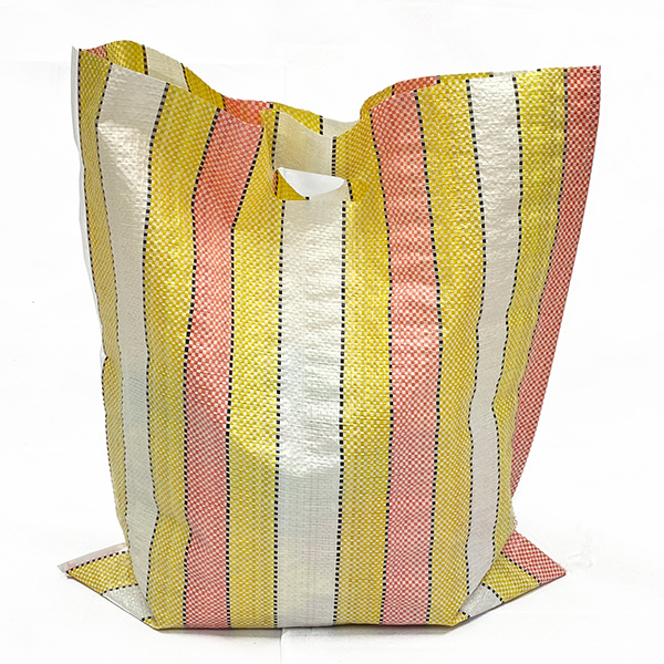 OEM Custom handle pp woven shopping bag