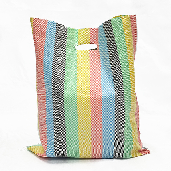 OEM Custom handle pp woven shopping bag
