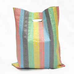 OEM Custom handle pp woven shopping bag