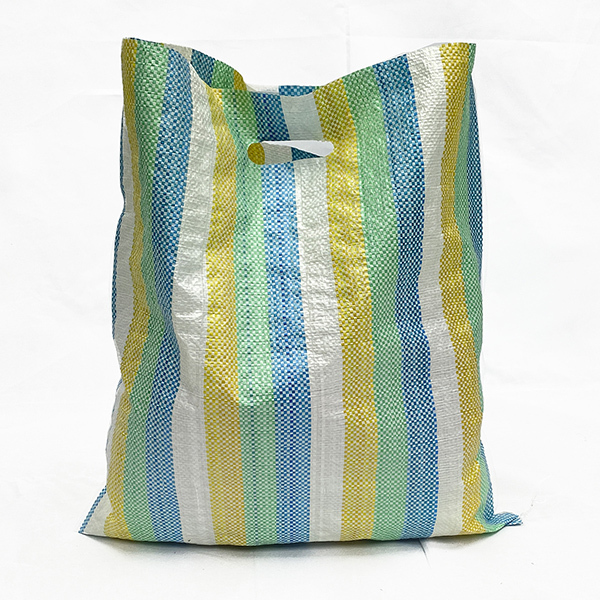 OEM Custom handle pp woven shopping bag