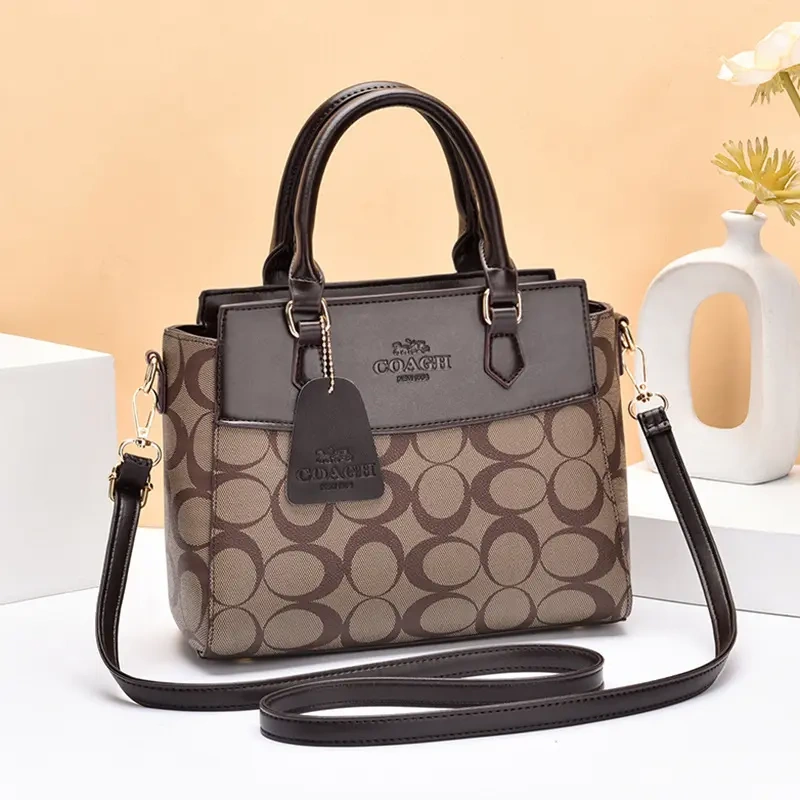High Quality Wholesale Ladies Designer Handbags Fashion Popular Tote Vintage Printed Women Shoulder Bags