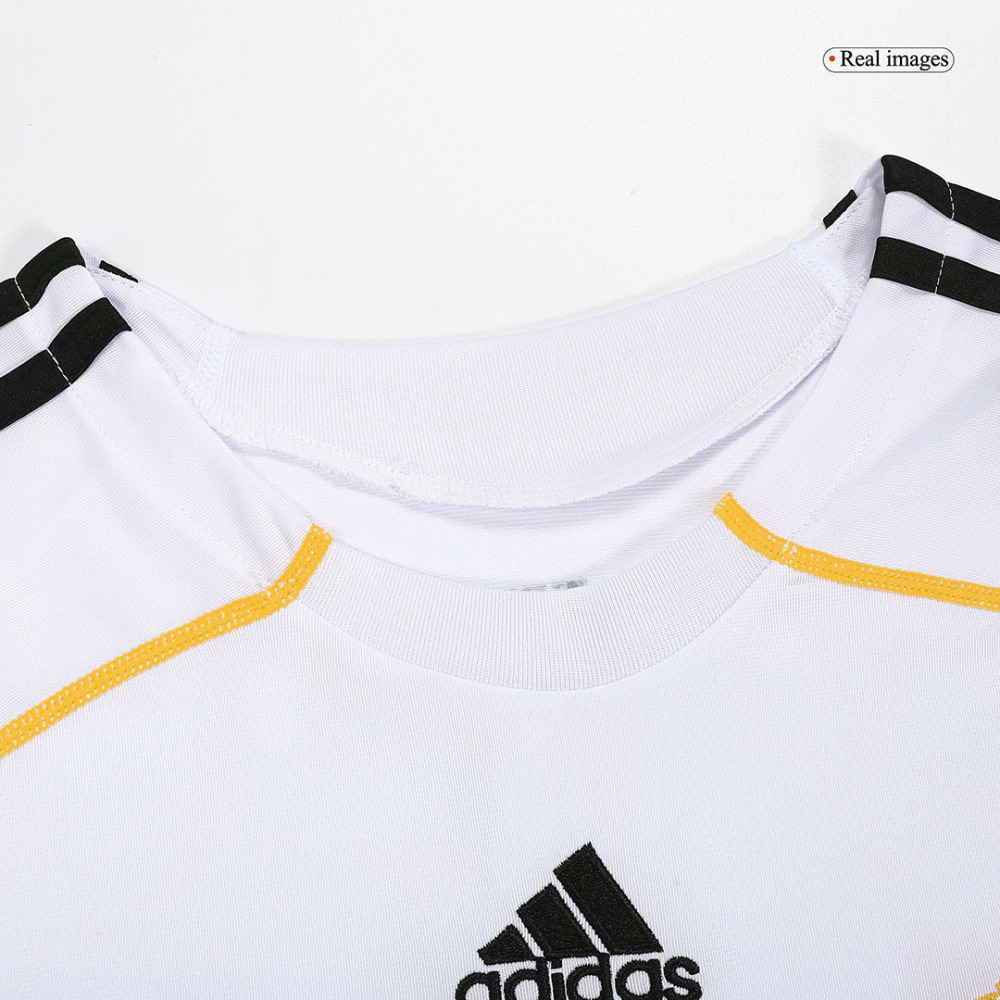 Real Madrid Retro Home Long Sleeve Jersey 2009/10