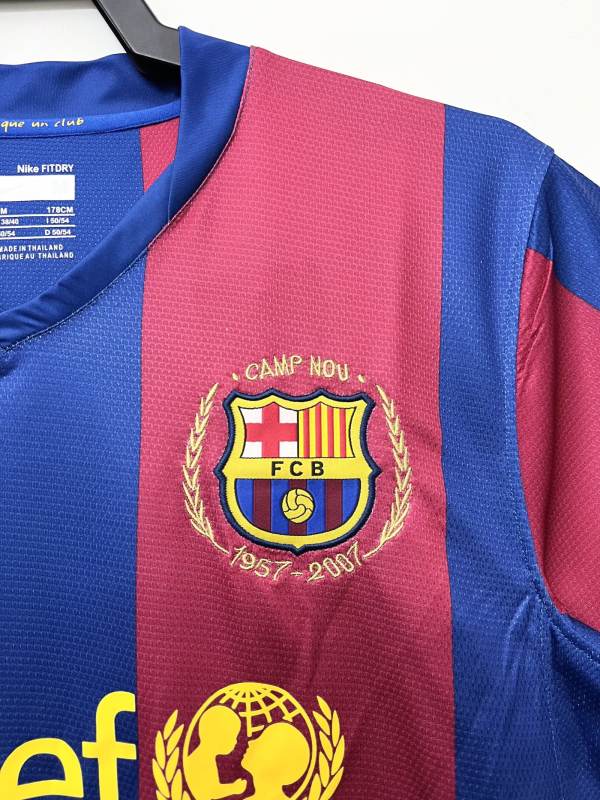 Barcelona Retro Jersey 50-Years Anniversary 2007/08