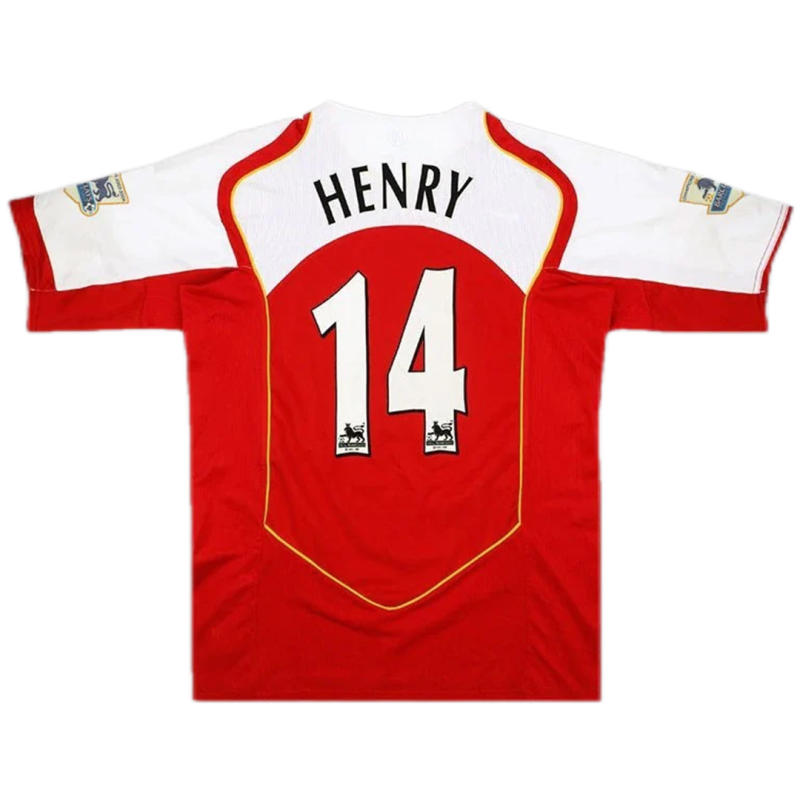 Arsenal Henry #14 FABREGAS #15 Pires #7 Bergkamp #10 Retro Jersey Home Replica 2004/05