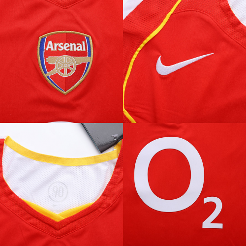 Arsenal Retro Home Long Sleeve Jersey 2004/05