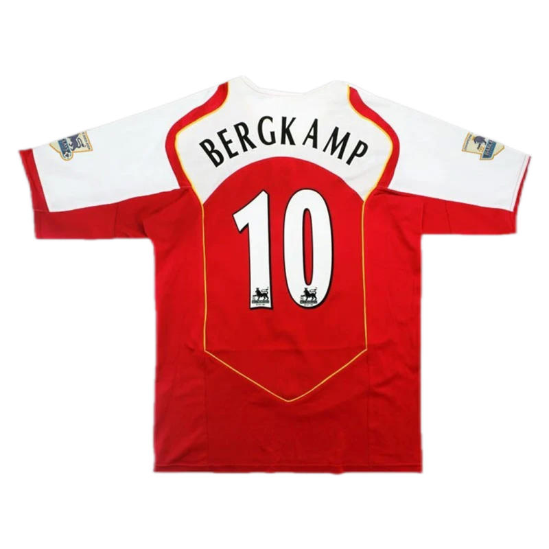 Arsenal Henry #14 FABREGAS #15 Pires #7 Bergkamp #10 Retro Jersey Home Replica 2004/05