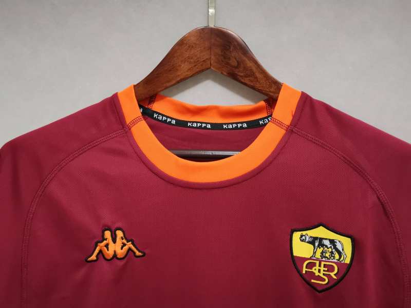Roma Retro Jersey Home 2000/01