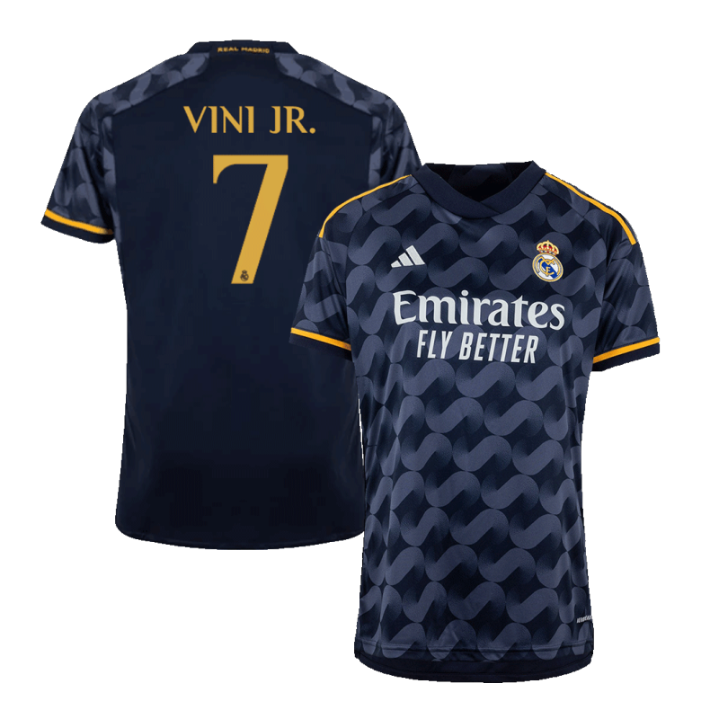BELLINGHAM #5 VINI JR. #7 Real Madrid Away Jersey 2023/24