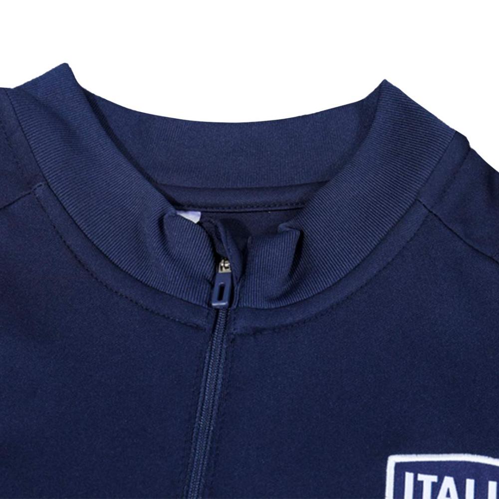 Italy Zipper Sweatshirt Kit(Top+Pants) Blue 2023