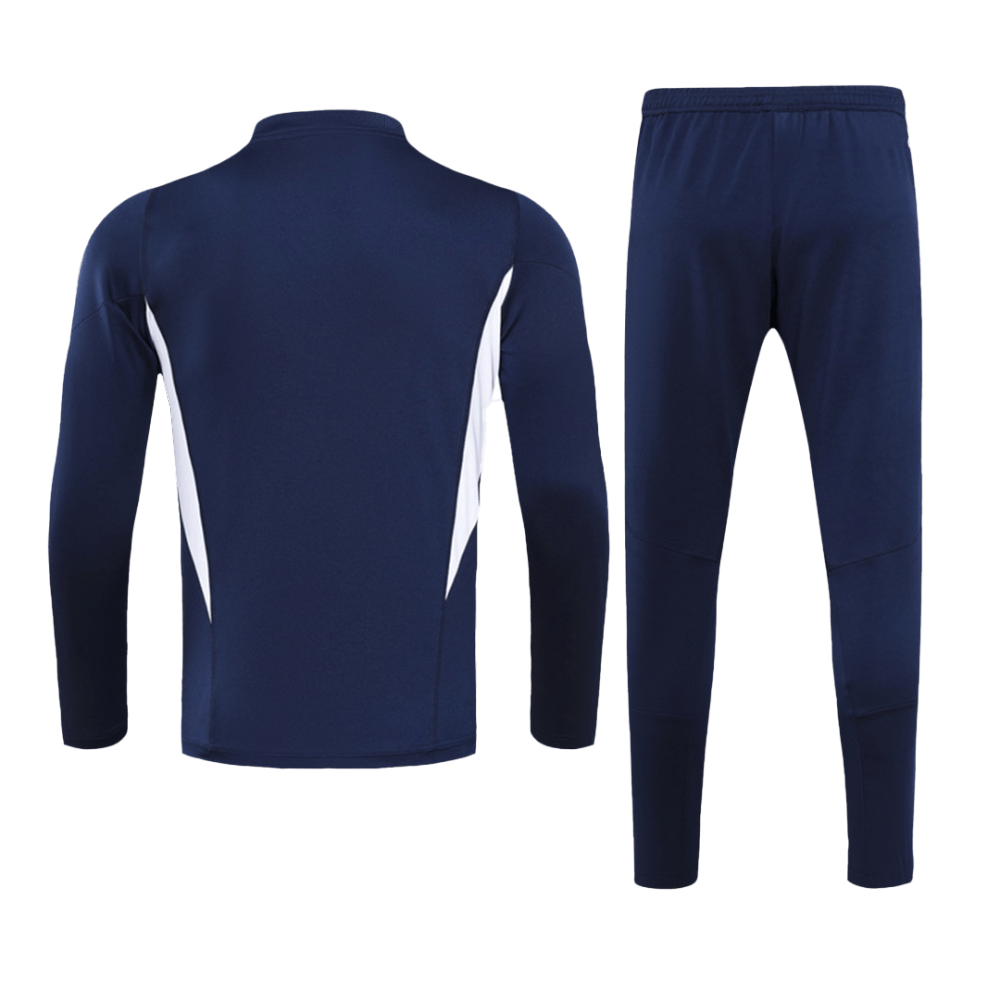 Italy Zipper Sweatshirt Kit(Top+Pants) Blue 2023