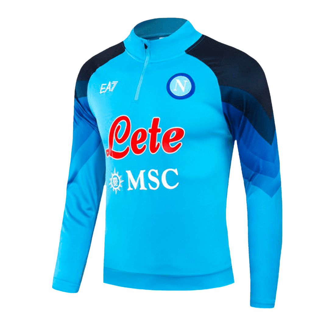 Napoli Zipper Sweatshirt Kit(Top+Pants) Blue 2023