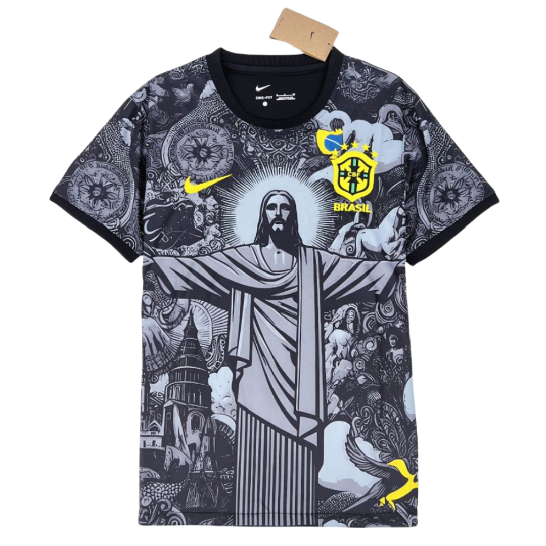 Brazil Christ the Redeemer Special Edition Soccer Jersey 2024