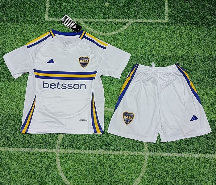 Kids Boca Juniors Away Jersey Kits 2024/25