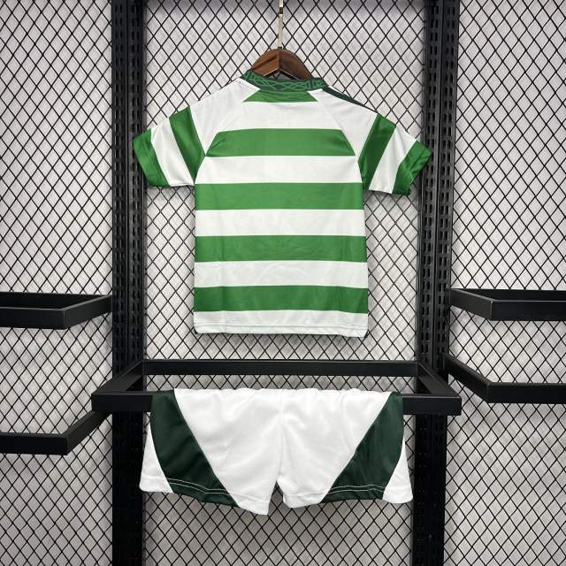 Kids Celtic Home Jersey Kits 2024/25 CuteJersey