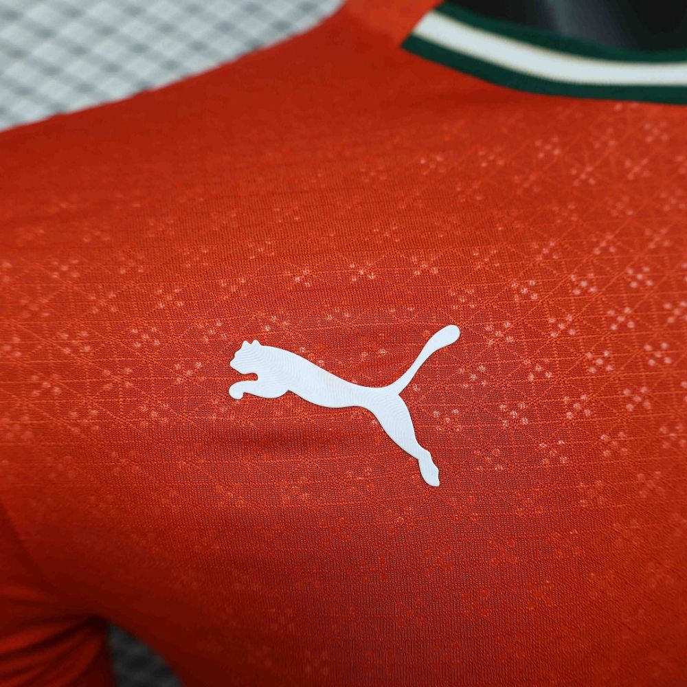 Portugal Home Soccer Long Sleeve Jersey Player Version 2025