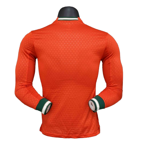 Portugal Home Soccer Long Sleeve Jersey Player Version 2025