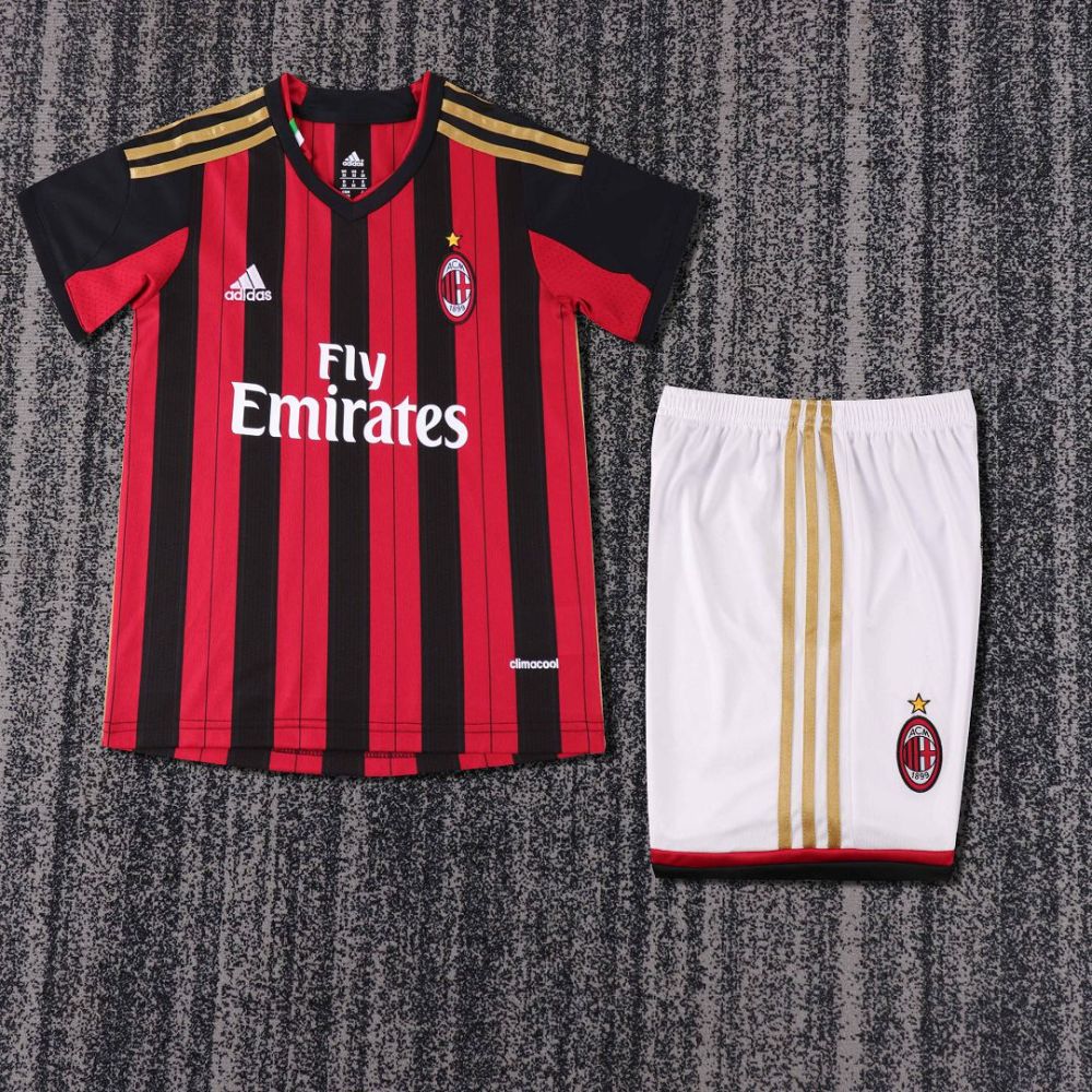 2013/14 AC Milan Home Retro Kids Jersey