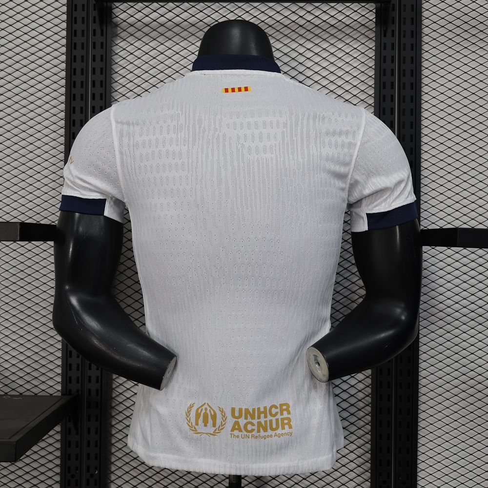 2025/26 Barcelona White Special Barça x Spotify x Travis Scott Player Version Jersey 