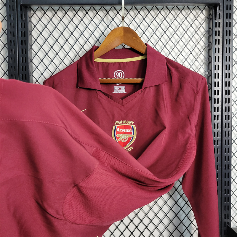 2005/06 Arsenal Home Retro Jersey Long Sleeve