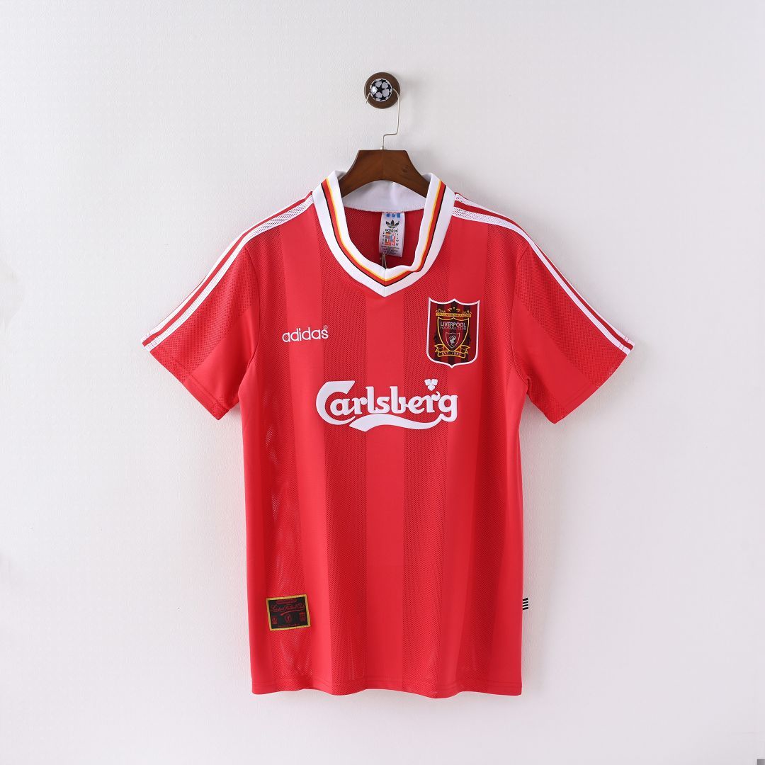 1995/96 Liverpool Home Retro Soccer Jersey