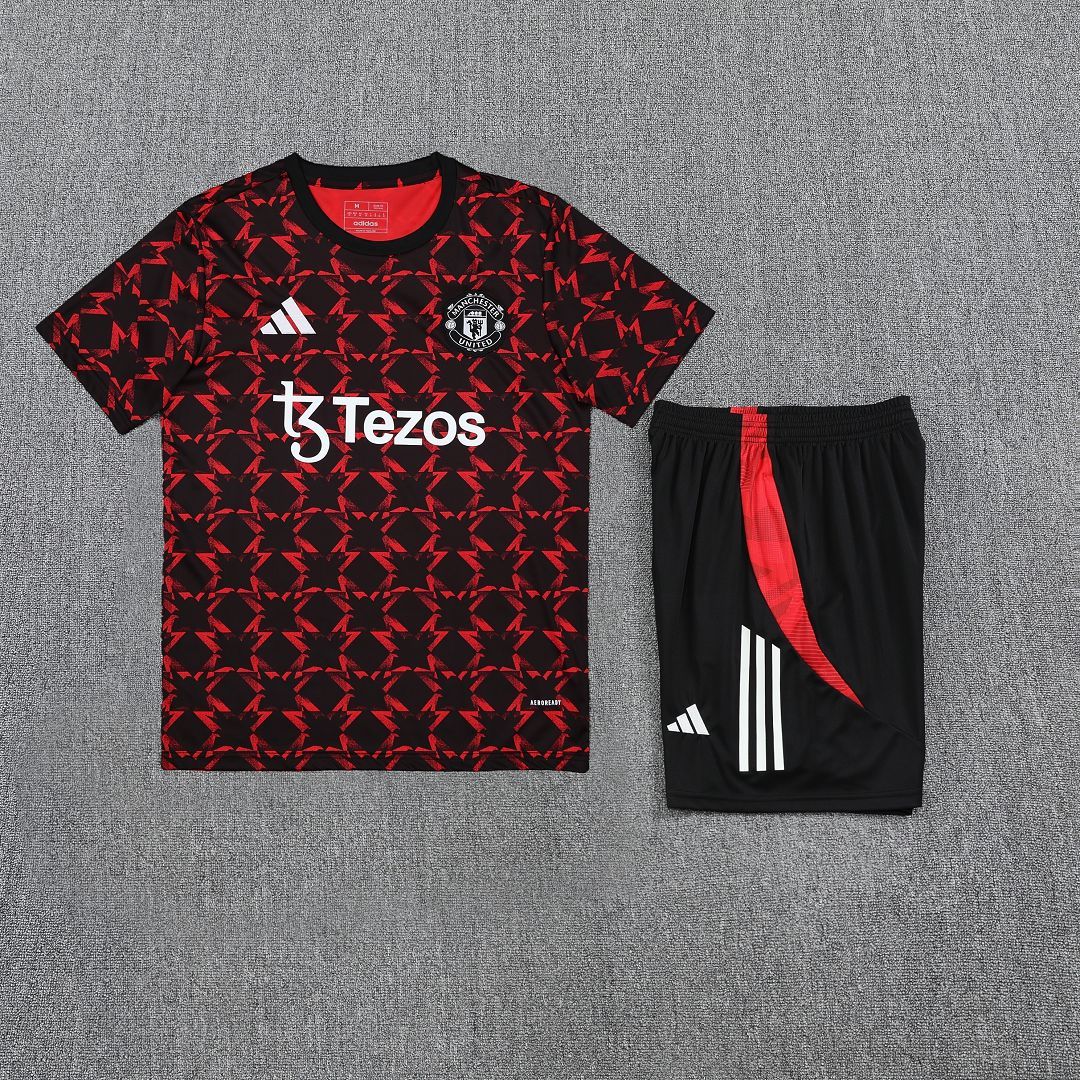 2025/26 Manchester United Short Sleeve Training Suits