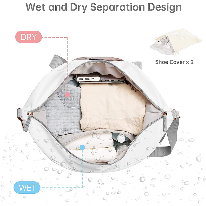 Waterproof Travel Sports Gym Bag Sports Canvas Duffel Women Business Backpack