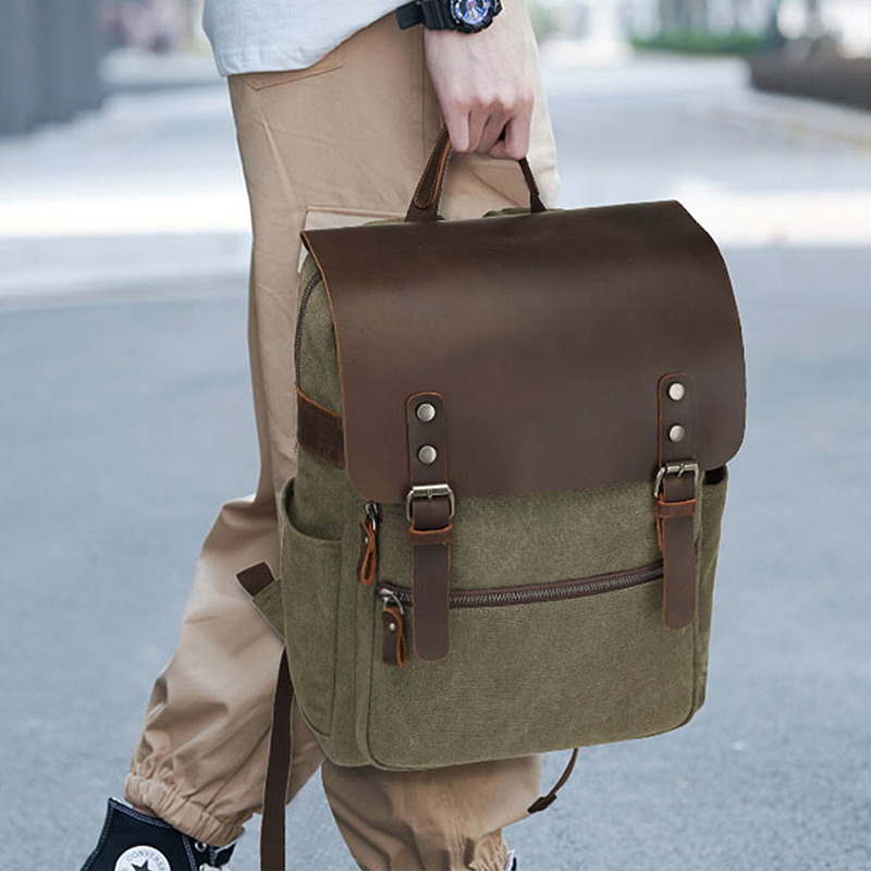 canvas backpack
