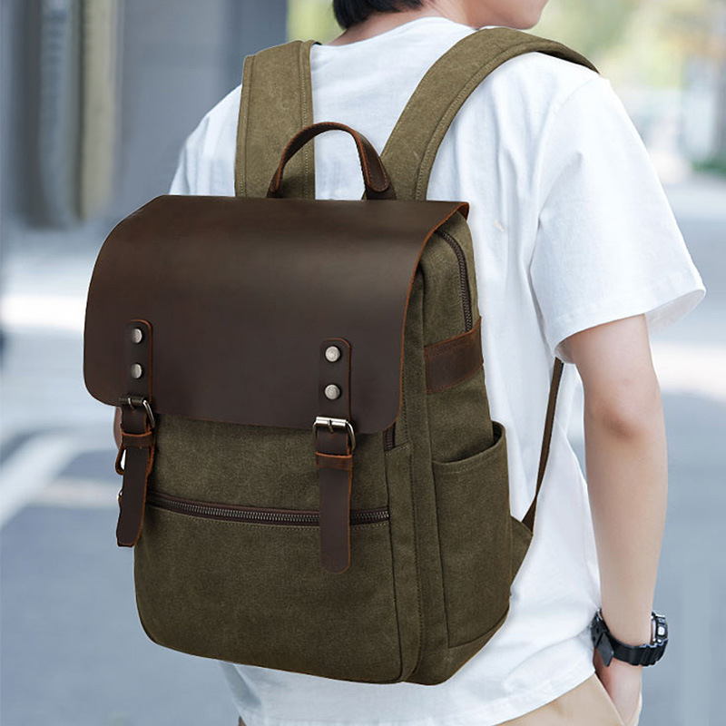 canvas backpack