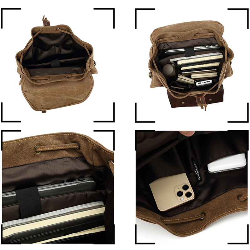 Vintage Canvas Backpack