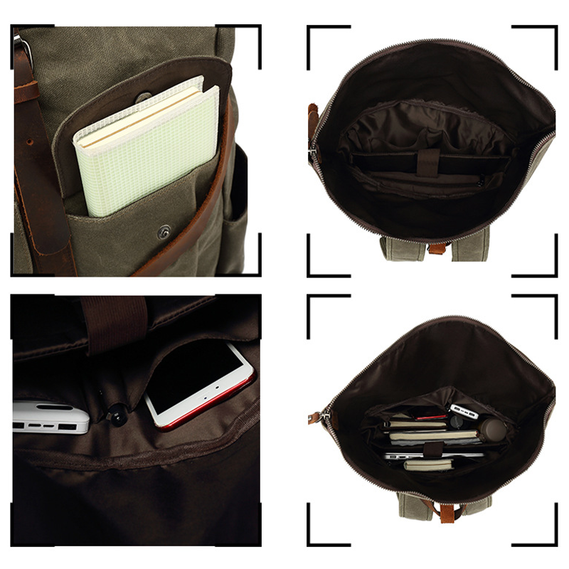 Vintage Canvas Backpack