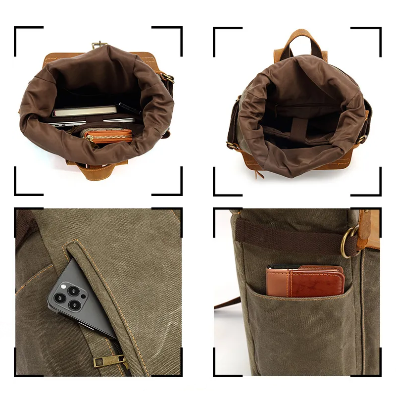 canvas backpack