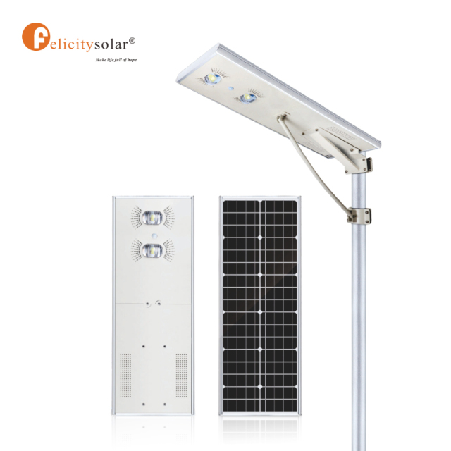 A3 30w All In One Solar Street Light Outdoor For Smart City Public Lighting