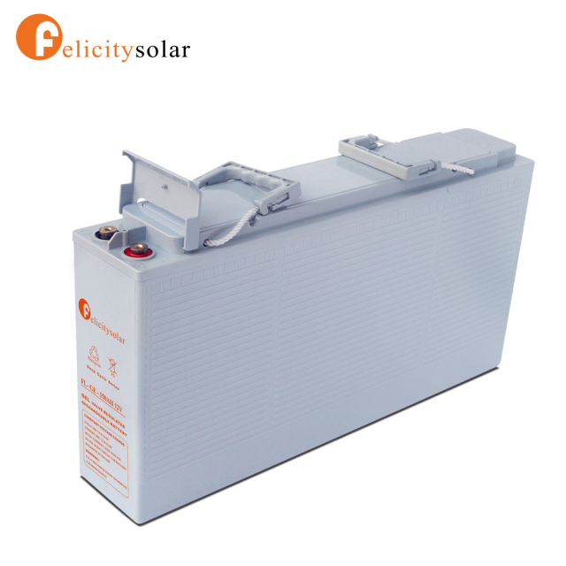 150AH High Quality Safety Value Non-Spillable Construction Design Lead Acid Battery Front Terminal Battery