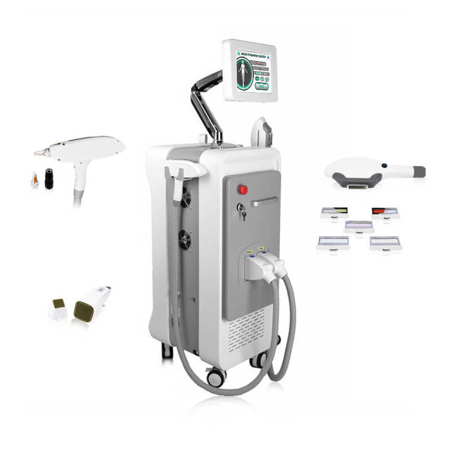 Multifunctional Beauty Machine – SHR, Q Switched Nd Yag Laser and Fractional RF